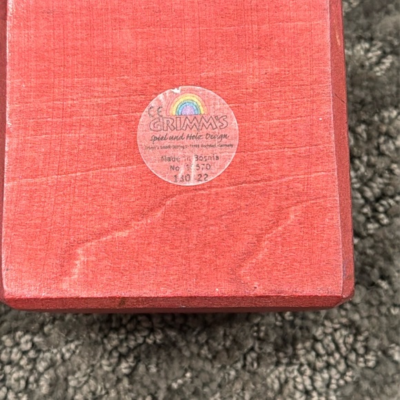 Grimm’s Colorful Wooden Rainbow Stacker Toy - Picture 2 of 16